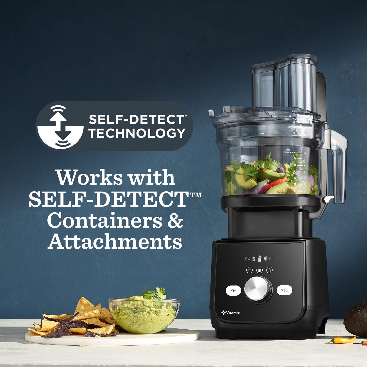 Vitamix Ascent X5 Blender with 10 Blending Programs, Self-Cleaning Program, Professional-Grade Blender for Smoothies, Soups and More, Stainless-Steel Blades, 48 Oz Container, Graphite Metal Finish