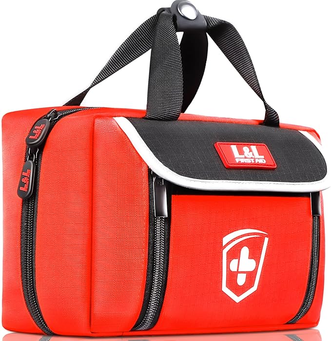 First Aid Kit for Car, 350 Piece Survival Gear and Supplies for Car Home Travel Hiking, First Aid Kit Survival Kit, Waterp...