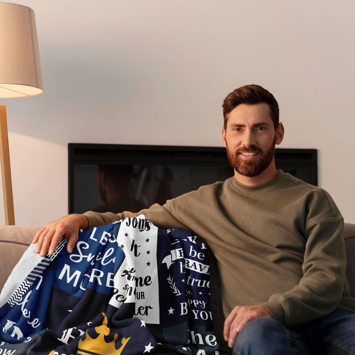 Ryubein Birthday Gifts for Men, Mens Birthday Gift Ideas, Men Gifts for Birthday, Cool Birthday Gifts for Man Him Dad Husband Boyfriend Brother Son, Happy B-Day Present for Man Blanket 50" X 60"