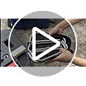 Lightweight Camping Stool 1.5lbs & Compact 12" - 350lbs Capacity! 3-Second Setup Portable Folding Stool with Shoulder Stra...