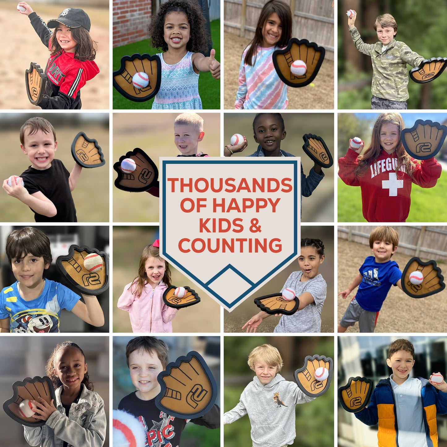 Toss and Catch Ball Set: Fun Ball and Catch Game - Best Baseball Gifts for Boys & Girls - Baseball Glove Kids Toy - Toddler Boy Toys & Birthday Gift Idea for 9 8 7 6 5 4 3 Year Old Boy Birthday Gift
