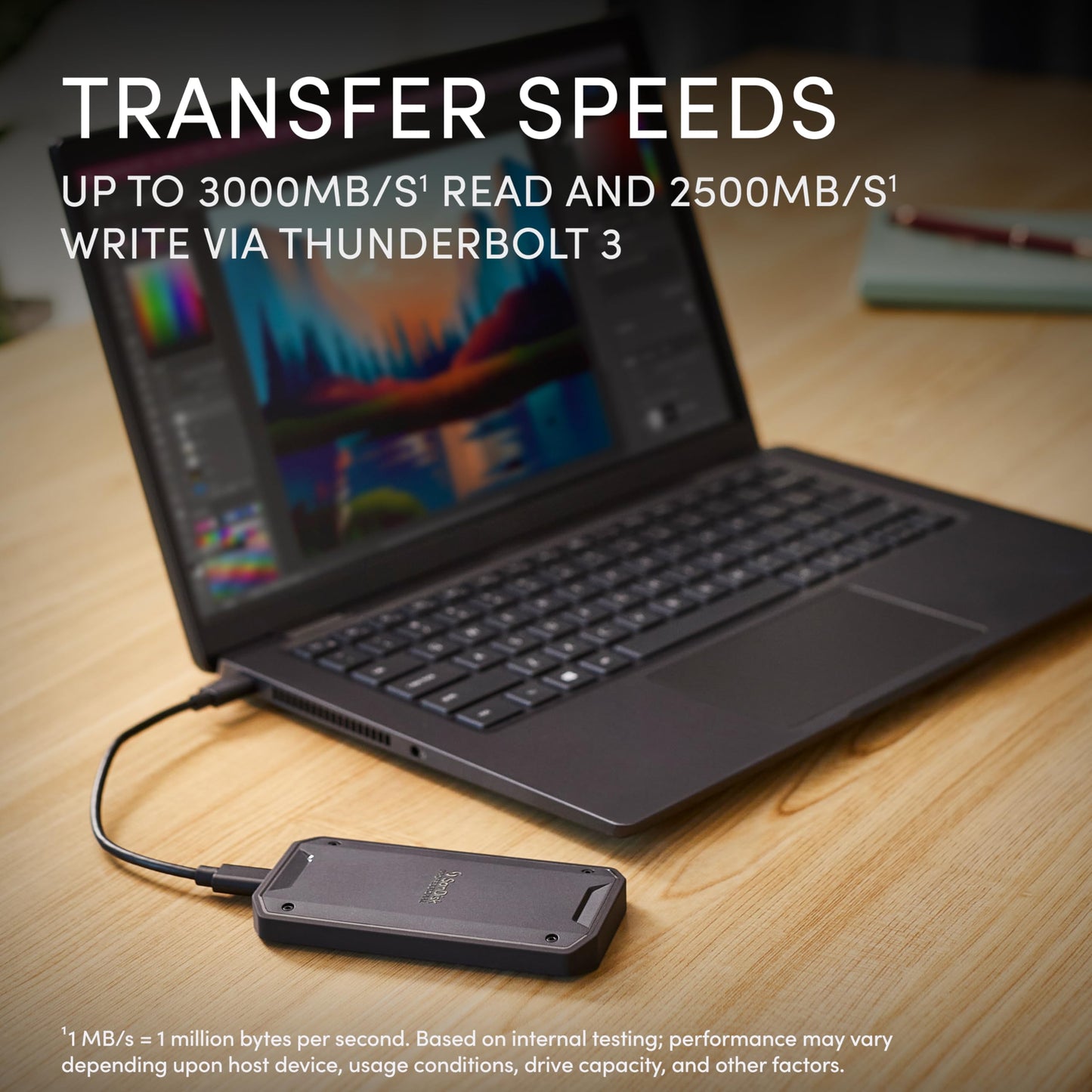 Sandisk Professional 2Tb Pro-G40 Ssd - Up To 2700Mb/S, Thunderbolt 3 (40Gbps), Usb-C (10Gbps), Ip68 Dust/Water Resistance, Exter