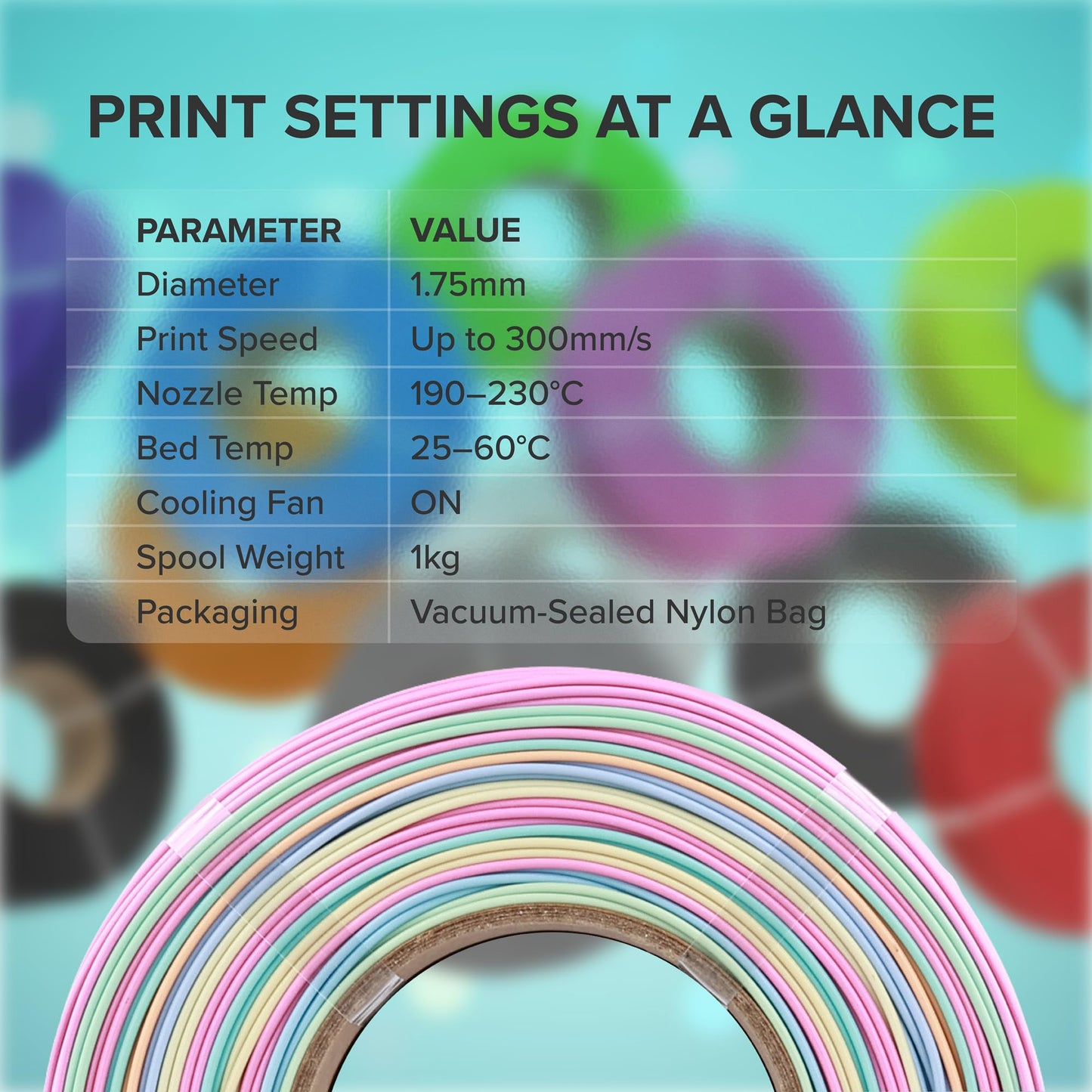 Polymaker Panchroma Refill Spool Matte Cotton White PLA 3D Printing Filament Refill, Compatible with All Reusable Spools and All Major FDM 3D Printers, Tangle-Free, Vibrant Colors, 1.75mm 1kg