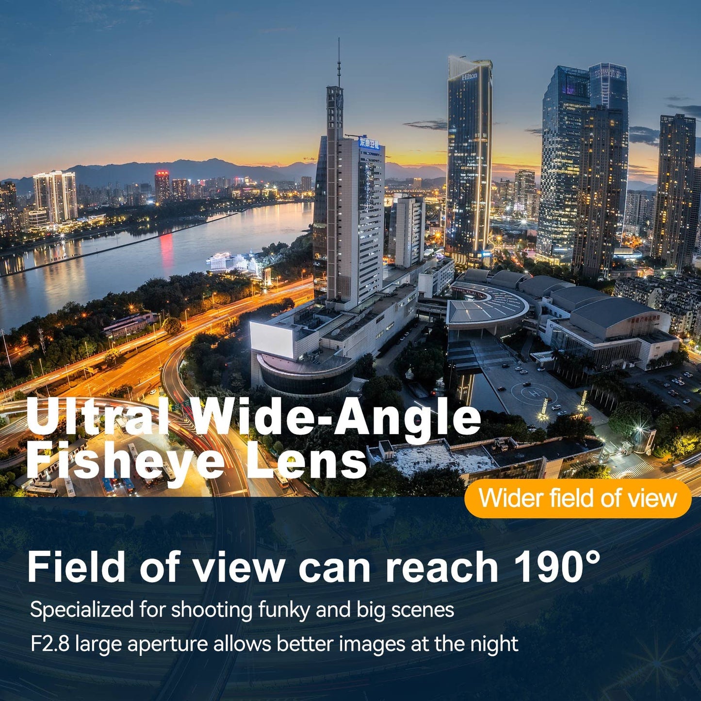Brightin Star 7.5mm F2.8 III Ultra Wide Angle Fisheye Lens for Canon EF-M Mount Mirrorless Cameras, Manual Focus Prime APS-C Lens Fit for M1 M2 M3 M5 M50 Mark II