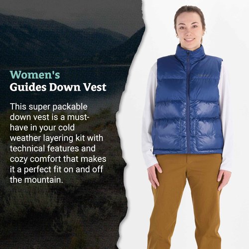 MARMOT Women's Guides Down Vest, Twilight Blue, X-Large
