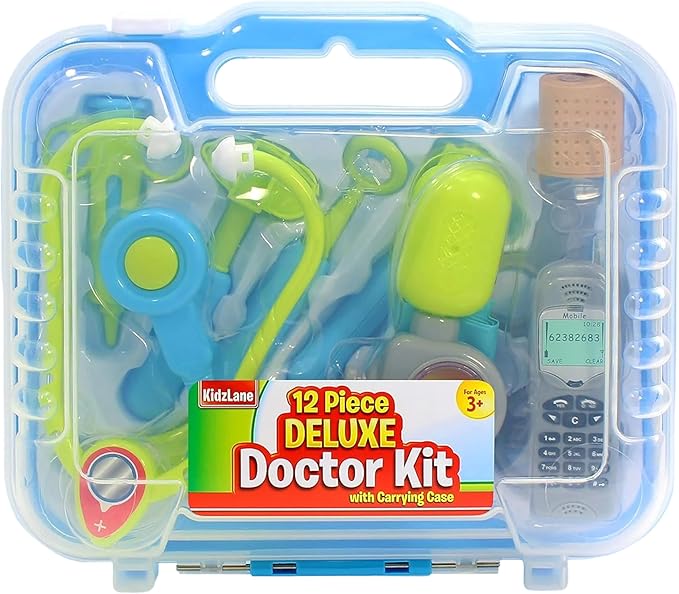 Kidzlane Doctor Kit for Kids - Kids Doctor Playset with Electronic Stethoscope - Kid Doctor Play Set - Pretend Play Doctor...