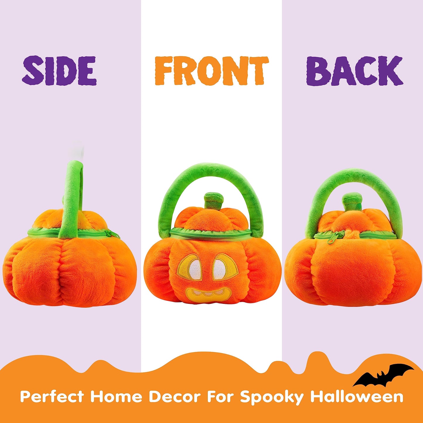 JOYIN Baby's Pumpkin Halloween Playset with 8 Fun Play Pieces, Plush Goodie Bags Stuffers Fillers for Kids, Halloween Party Favors Supplies Decoration, Prizes and Gifts for Infants Boys and Girls