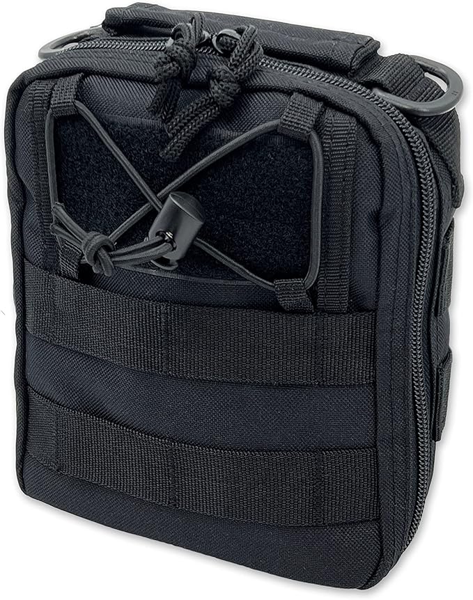 Lightning X Products Premium Nylon MOLLE Pouch Emergency Bag, Ideal for Tactical Medics, Military, Outdoor Enthusiasts (8"...