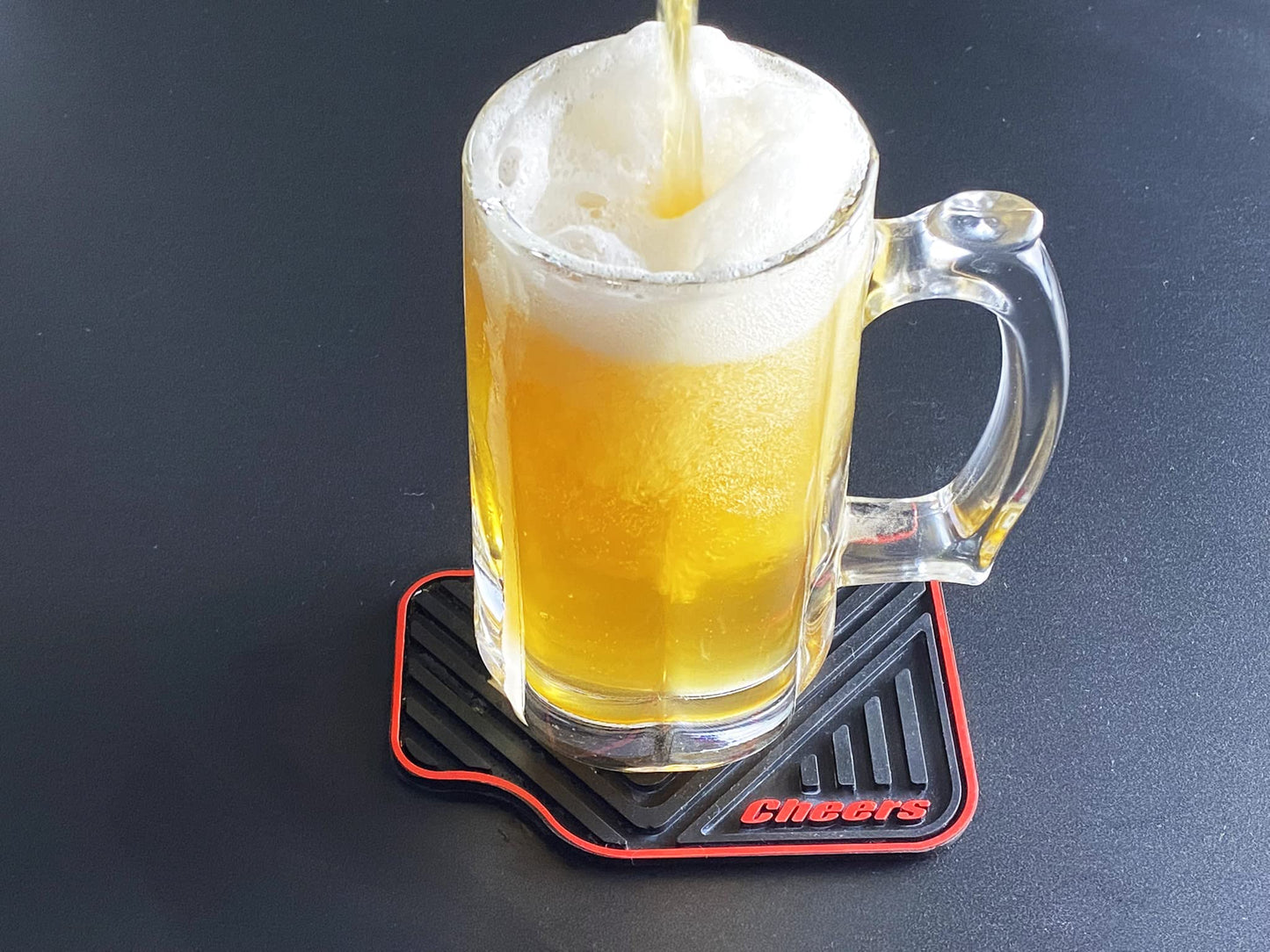 Triple Gifffted Silicone Drink Coasters, Funny Gag Novelty Car Enthusiasts Lovers Gifts for Men Him Ideas,Mechanic Guy Man Cave Garage,Brother,Son,Dad,Birthday Christmas Stocking Stuffer,Dirty Santa