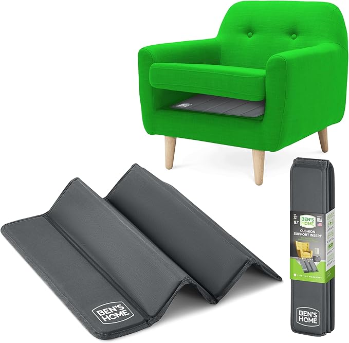 BEN'SHOME Heavy Duty Recliner Cushion Support Board – Instantly Repair Sagging Armchair | 19.7" x 30"-32" | .5" Furniture Grade Wood Under Cushions Insert, Anti-Slip Supports, Extend Recliner Life