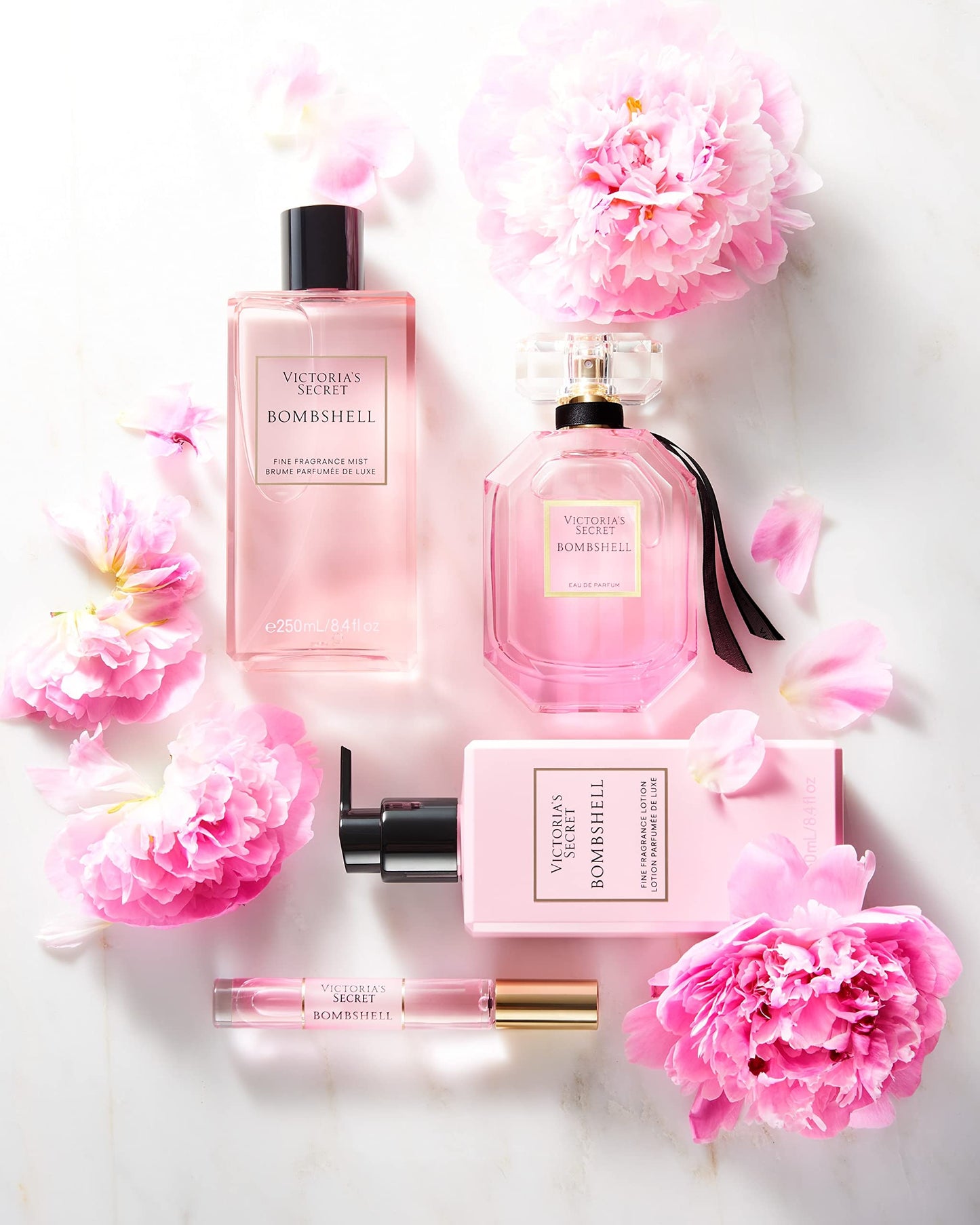 Victoria's Secret Bombshell Mini Fragrance Mist, Notes of Purple Passion Fruit, Shangri-La Peony & Vanilla Orchid, Travel Size B