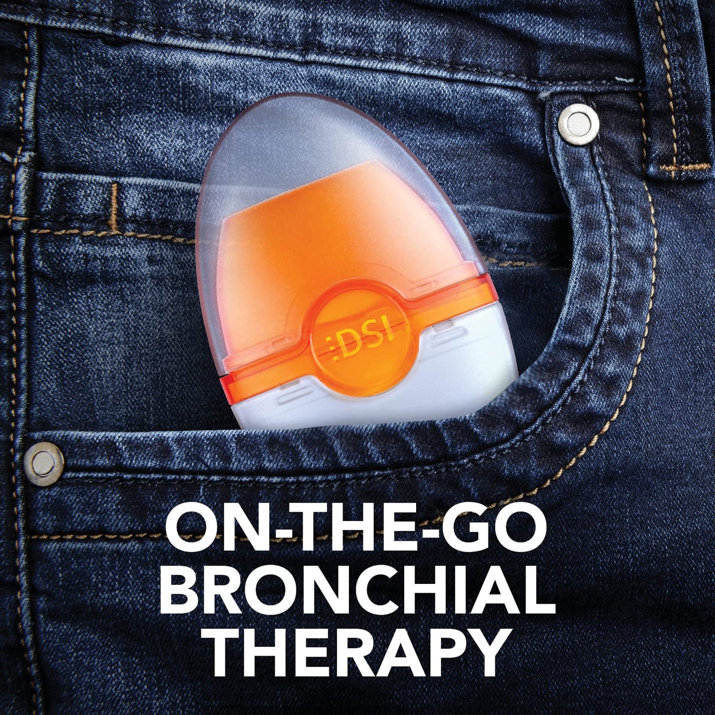 SinuCleanse Inhalo Bronchial Dry Salt Inhaler, 100% All-Natural Salt Crystals Help You Breathe Easier, 1 Portable Respiratory Inhaler