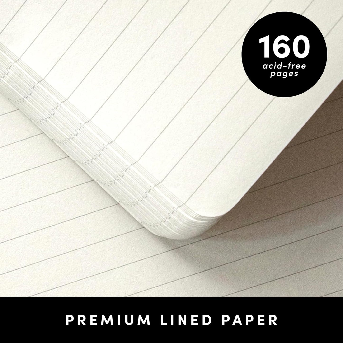 PAPERAGE Lined Spiral Journal Notebook, (Turquoise), 160 Pages, Hardcover Journal for Women & Men, Medium 5.5 in x 8 in - 100 GSM, Thick Paper, Spiral Notebook for Work, School & Journaling