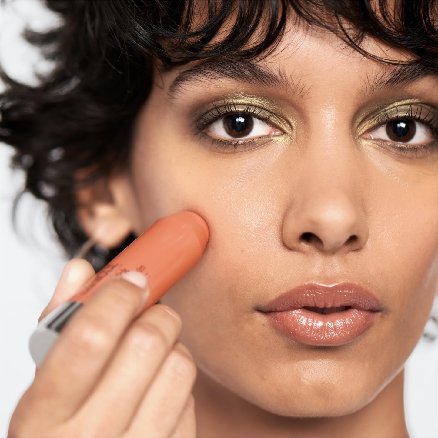 Clinique Chubby Cream Blush Stick Cheek Colour Balm, Robust Rhubarb, 1 Count