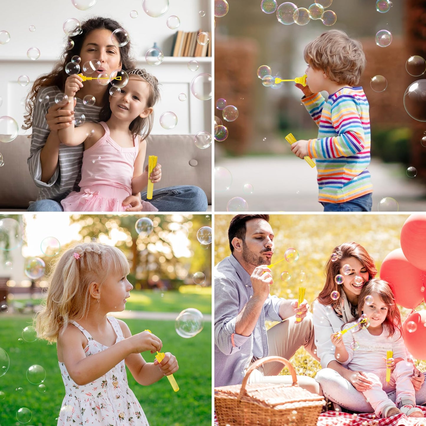 Duck Party Favors Bubble Wands for Kids Rubber Duck Toy Series Birthday Presents Giveaways Little Ducky Bubbles Blowing Toys
