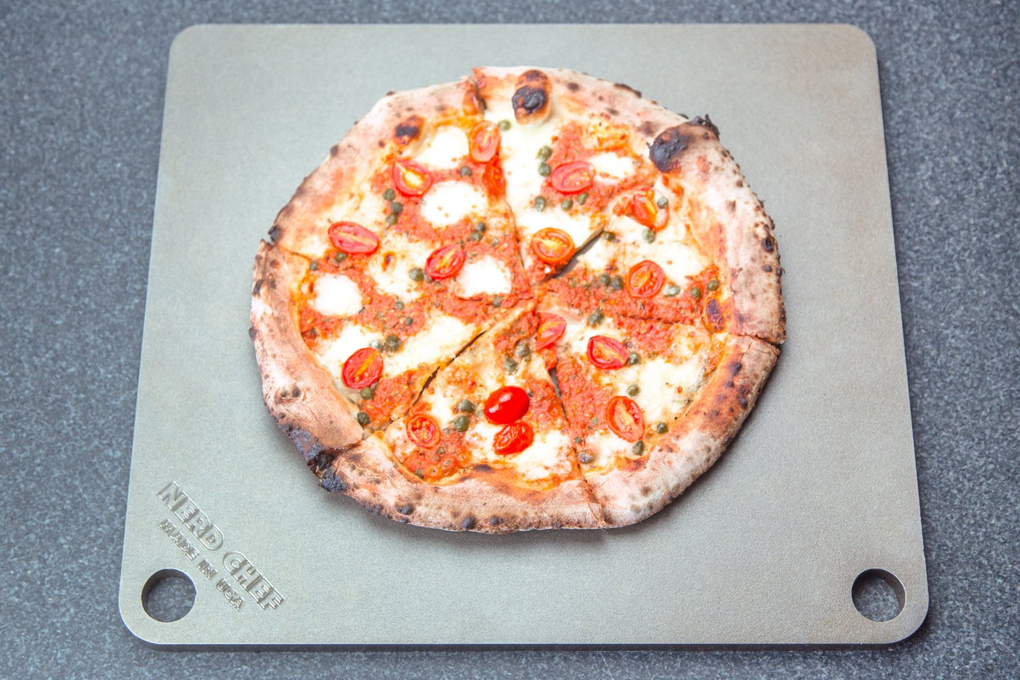 NerdChef Steel Stone - High-Performance Baking Surface for Pizza .50" Thick - Ultimate