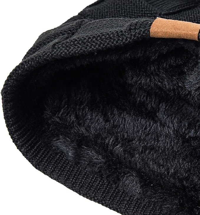 REDESS Beanie Hat for Men and Women Winter Warm Hats Knit Slouchy Thick Skull Cap