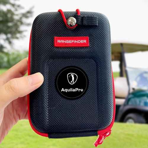 AquilaPro Mini4 Golf Rangefinder and Rangefinder Case