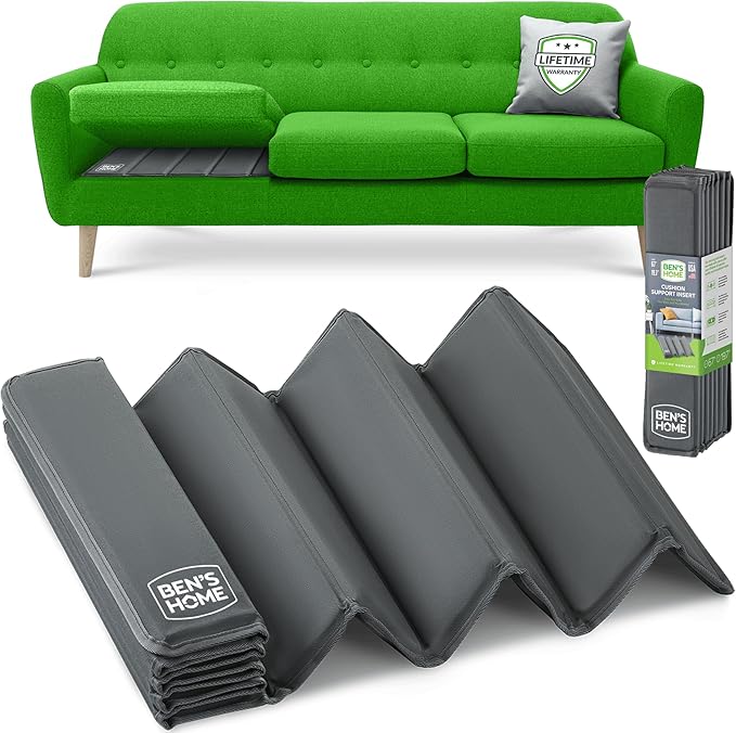 BEN'SHOME® Heavy Duty Couch Cushion Support Board – Instantly Repair Sagging Sofa Seat | 19.7" x 58"-67" | .5" Furniture Grade Wood Under Cushions Insert, Anti-Slip, Extend Sofas & Couches Life