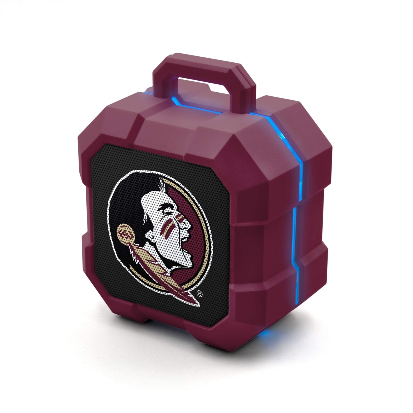 Soar Ncaa Shockbox Led Wireless Bluetooth Speaker, Florida State Seminoles