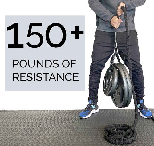 MOVEMINT 110ft Speed Resistance Band Trainer, 90+lbs Strength (Longest in Market)