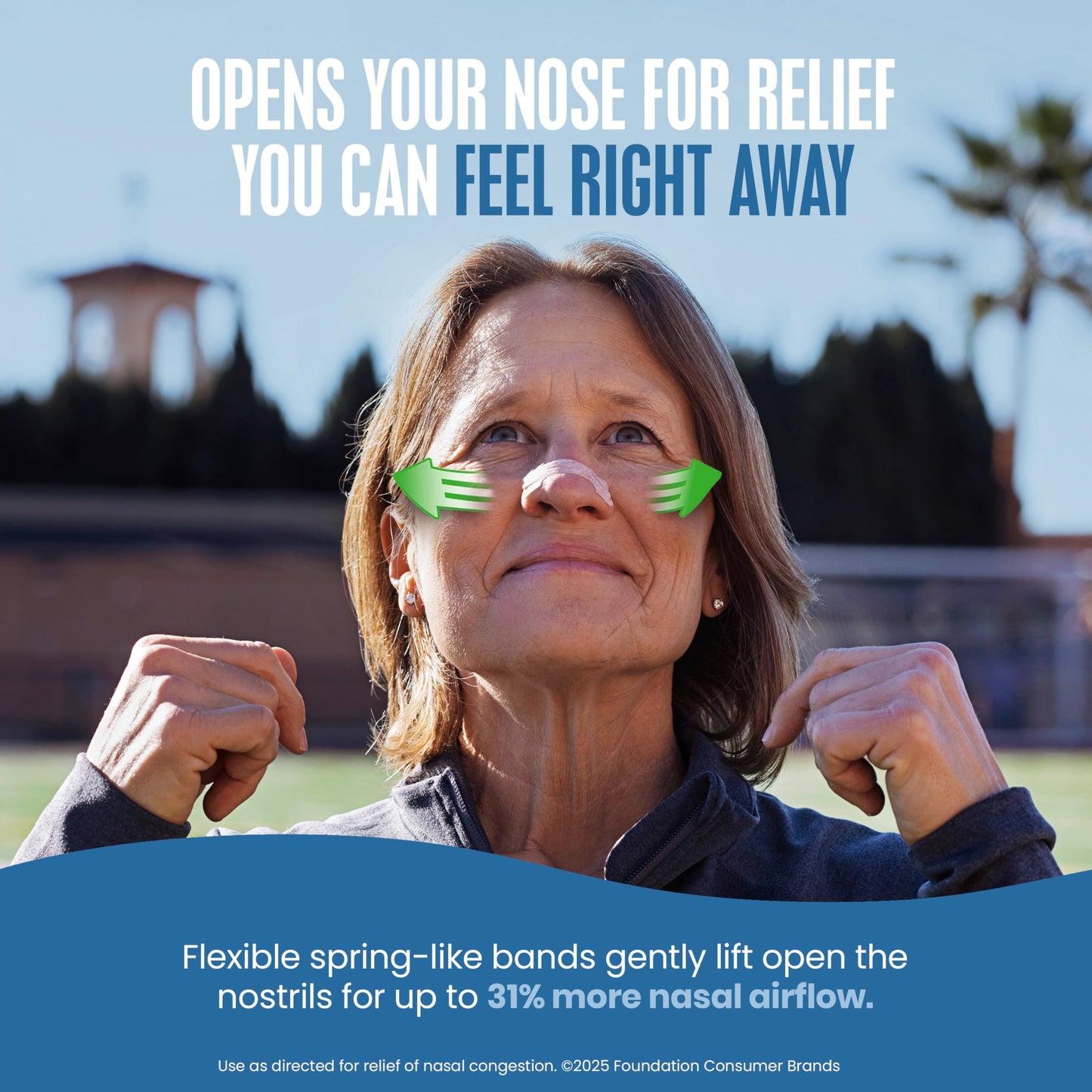 Breathe Right Extra Strength Nasal Strips, Menthol Scented, Drug Free, Less Snoring & Better Breathing from Nasal Congestion, Tan, 26 Count