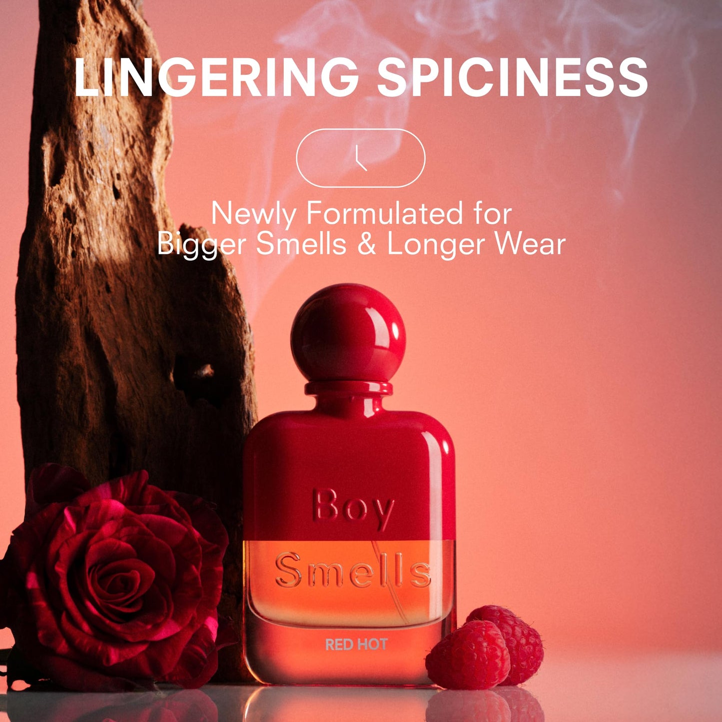 Boy Smells Red Hot Travel Spray – Raspberry, Rose, Incense and Cedarwood Scent – Spicy Fruity Unisex Perfume – Long Lasting Travel Size Spray – 10ml