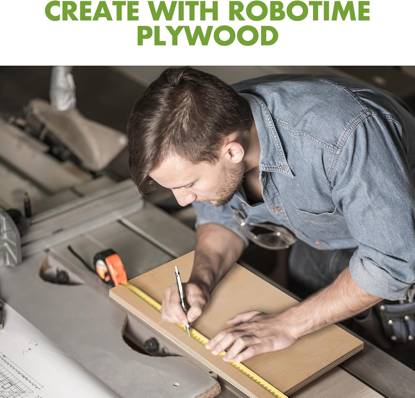 ROBOTIME 6-Pack Laser Wood Sheets 1/8" - 12 x 16 x 1/8 Inch - Basswood 2Pcs & Walnut 2Pcs & Birch 2Pcs - 3mm Plywood Sheets for Laser Cutting, Engraving & Wood Burning (Pyrography)