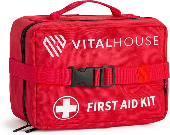 346-Piece First Aid Kit with Tourniquet & Steri-Strips – Physician-Designed Emergency & Trauma Supplies, Waterproof Surviv...