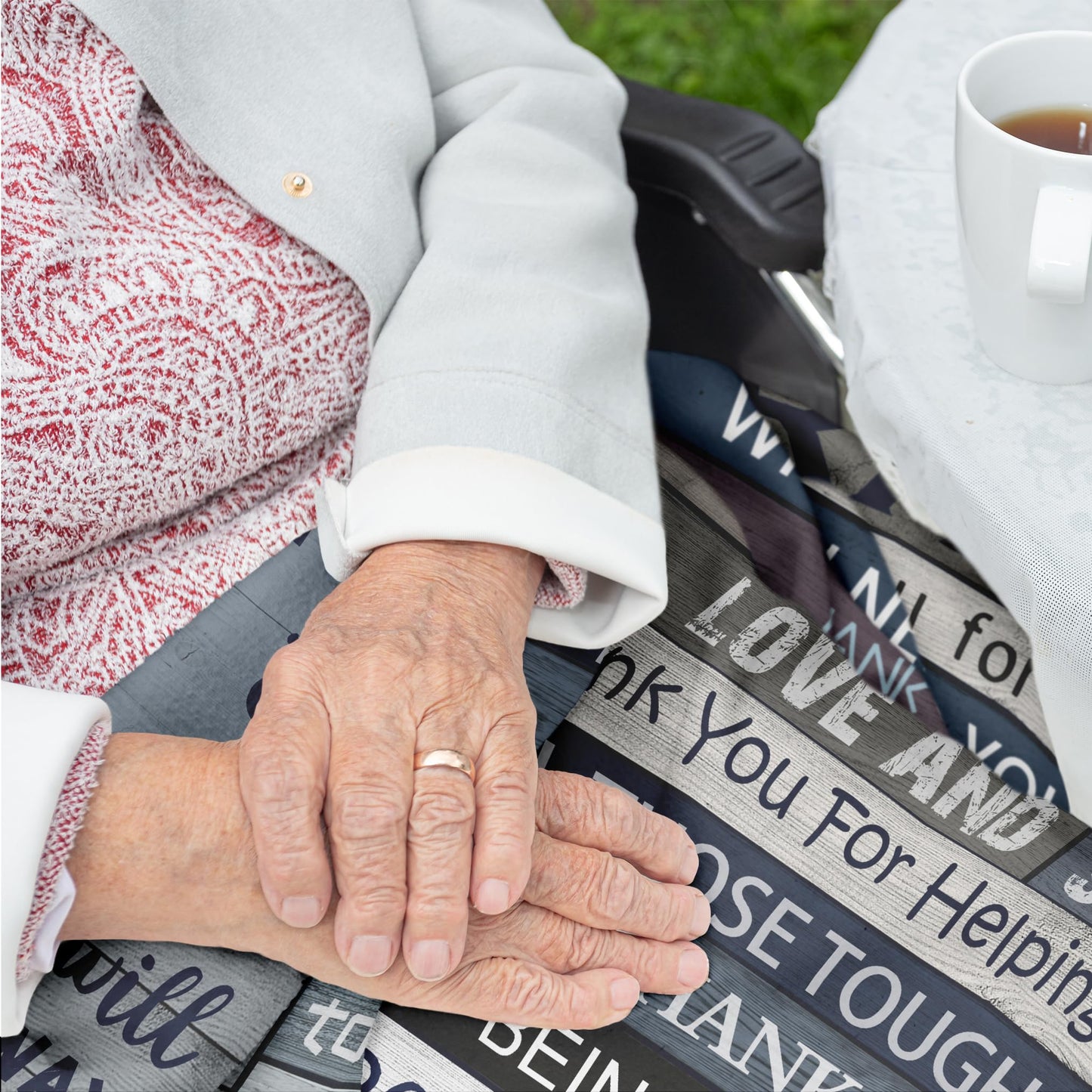 Yamco Grandma Gifts - Birthday Gifts for Grandmother 60" x 50" Blanket - Mothers Day Best Grandma Gift - Great Gigi Presents for Grandmother - Unique Birthday Gift Ideas for Grandmom Mimi Nana Granny