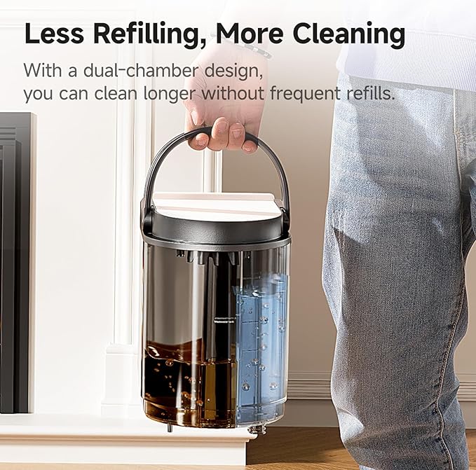 uwant Carpet Cleaner Machine 18Kpa Powerful Suction Upholstery Cleaner for Pet, Portable Carpet Cleaner with Cleaning&Self-Cleaning Tools for Car, Couch, Rug, Sofa, Furniture
