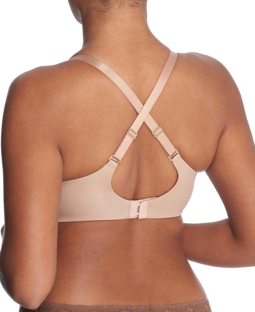 Natori Women's Comfort Evolution Full Fit Memory Foam Convertible Underwire, Buff