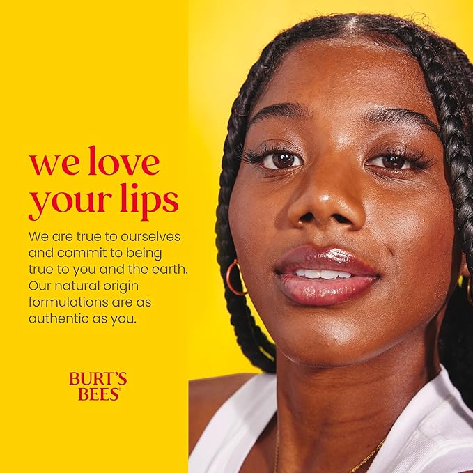 Burt's Bees Lip Balm - Pink Grapefruit, Lip Moisturizer With Responsibly Sourced Beeswax, Tint-Free, Natural Origin Conditioning Treatment, 2 Tubes, 0.15 oz. (Pack of 2)