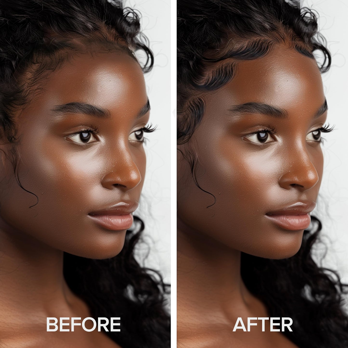 Braid Lux Braiding Gel Braids, Locs, Twists with Castor Oil, Keratin, Biotin, and Olive Oil - High Shine, Sealing Non-Flaking, N