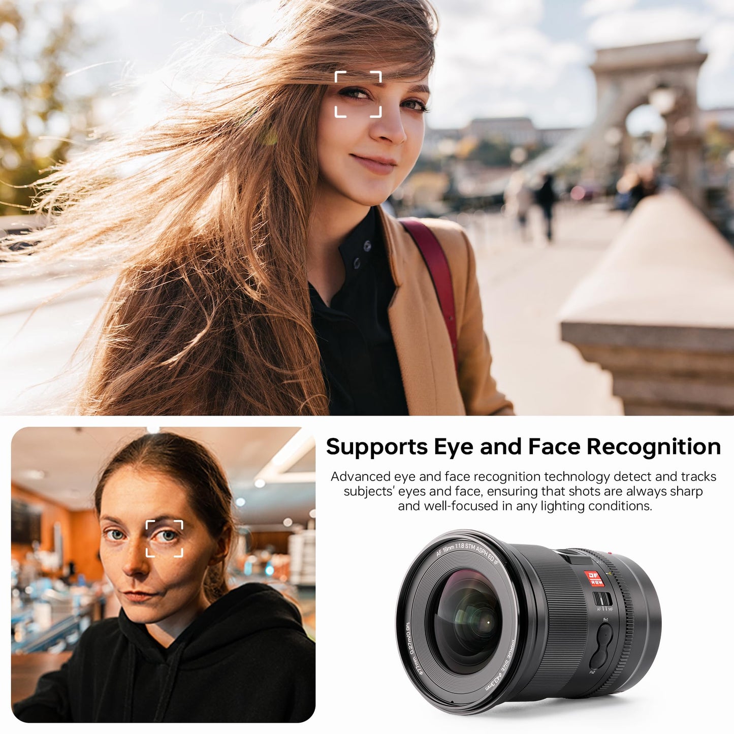 VILTROX 16mm f/1.8 Z Lens for Nikon Z-Mount Full Frame Prime Wide Angle Autofocus DF Lens with LCD Screen AF/MF Switch Compatible with Nikon Z Mount Z5 Z50 Z6 Z6II Z7 Z7II ZFC Z30 Z9 Z8 ZF