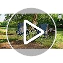 TIMBER RIDGE Oversized Camping Chair with Lumbar Support, Portable Folding Chair Heavy Duty for Adults Supports 450 LBS fo...
