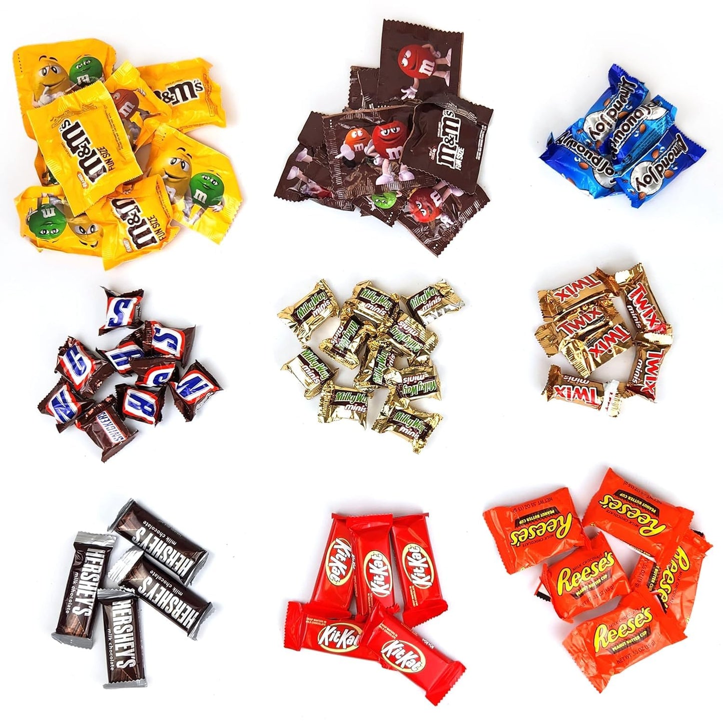 Bulk Candy 5 lb Chocolate Variety Pack - Halloween Candy Bulk Snacks with Reese's, Snickers, Kit Kat - Individually Wrapped Candy Bars for Kids, Adults, Office, Pinata - Assorted Candy