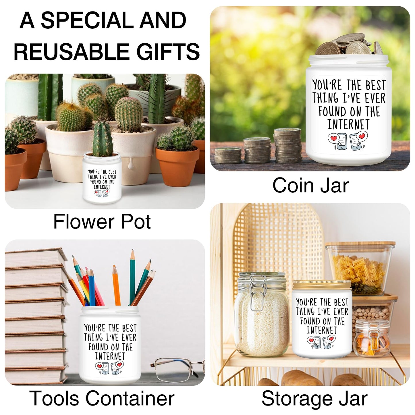 Homsolver Anniversary Birthday Wedding Gifts for Him Her, Funny Romantic Birthday Gifts for Women, Men, Boyfriend, Girlfriend, Wife, Best Friends, Funny Lavender Candle