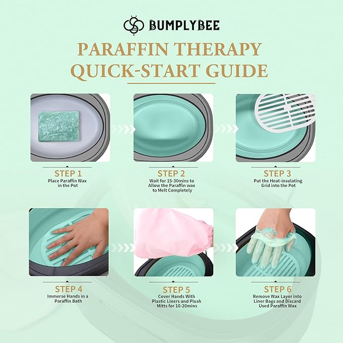 Paraffin Wax for Hand and Feet,10 Pack Tea Tree Paraffin Wax Refills for Hand & Foot Wax Bath, Moisturizing Hands Feet, Deep Hydration