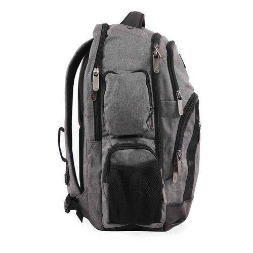 ORIGINAL PENGUIN Backpack, Grey Crosshatch, 19"