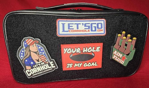 Cornhole Bags Pouch case Small Insert 6 Pack, Compatible with Zuca Rolling Cases, Each case Hold 4 Regulation Official Size Bean Bag toss Equipment pro Player Heavy Duty Expert craftmanship