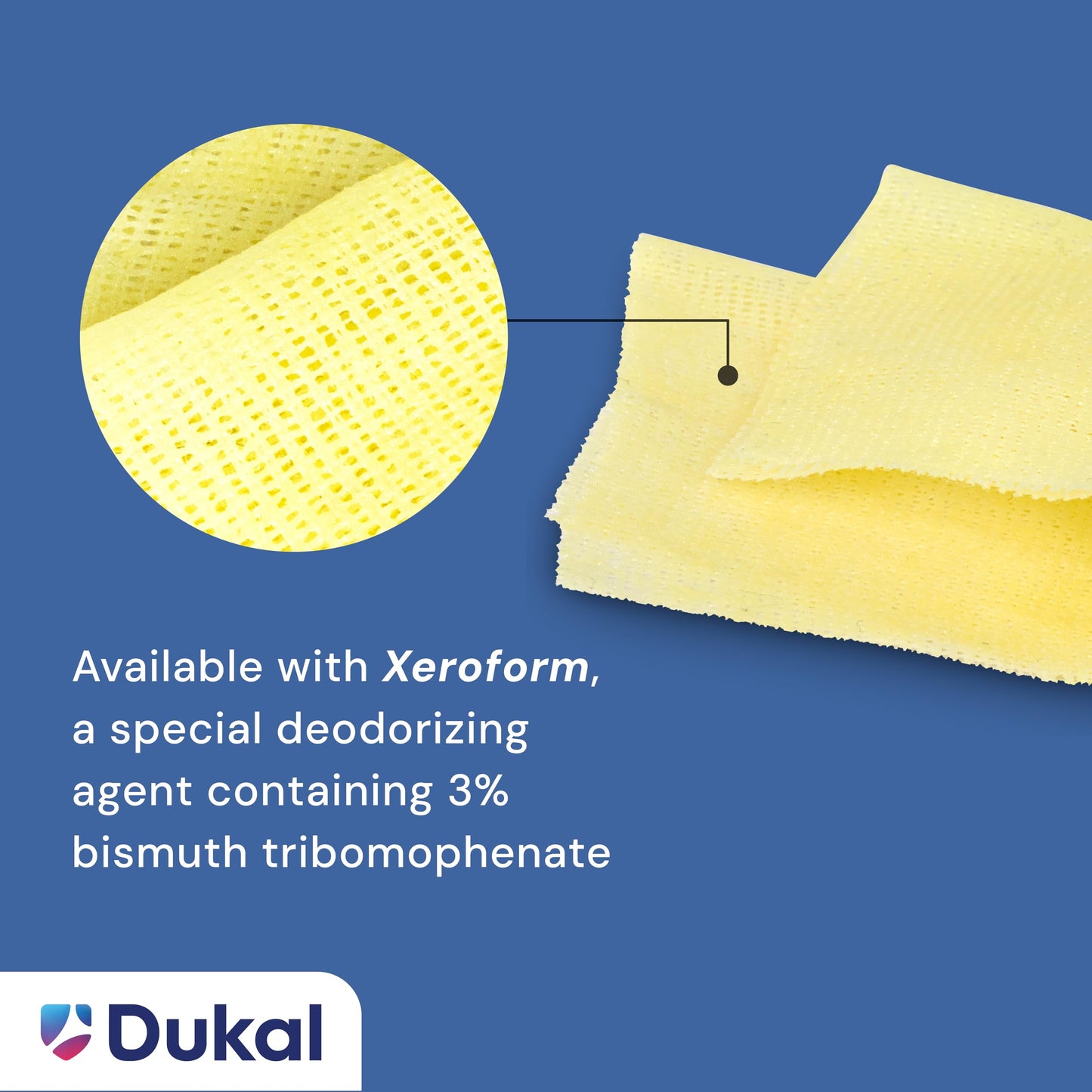 Dukal 214 Xeroform Petrolatum Gauze, Sterile, 2" W x 2" L (Pack of 25)