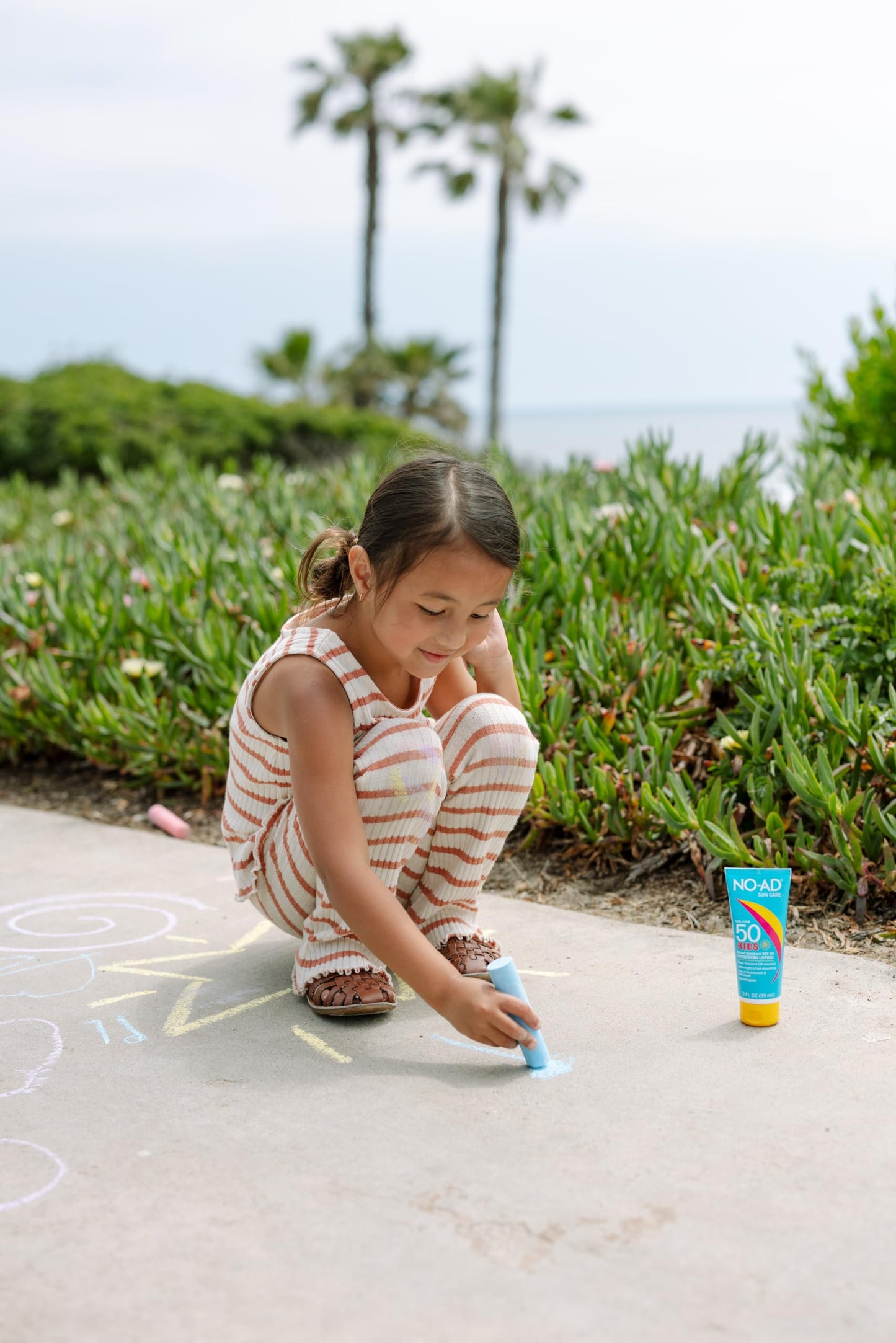 NO-AD KIDS SPF 50 Sunscreen Lotion | Non-Greasy, Waterproof Kids Sunscreen | Suitable for All Skin Types | Broad Spectrum Protec
