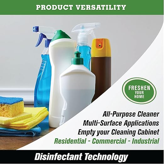 SNiPER Hospital Disinfectant, Odor Eliminator & All-Purpose Cleaner, Set of 4 Ounce Spray, 16 Ounce Spray, and 1 Gallon Bottle
