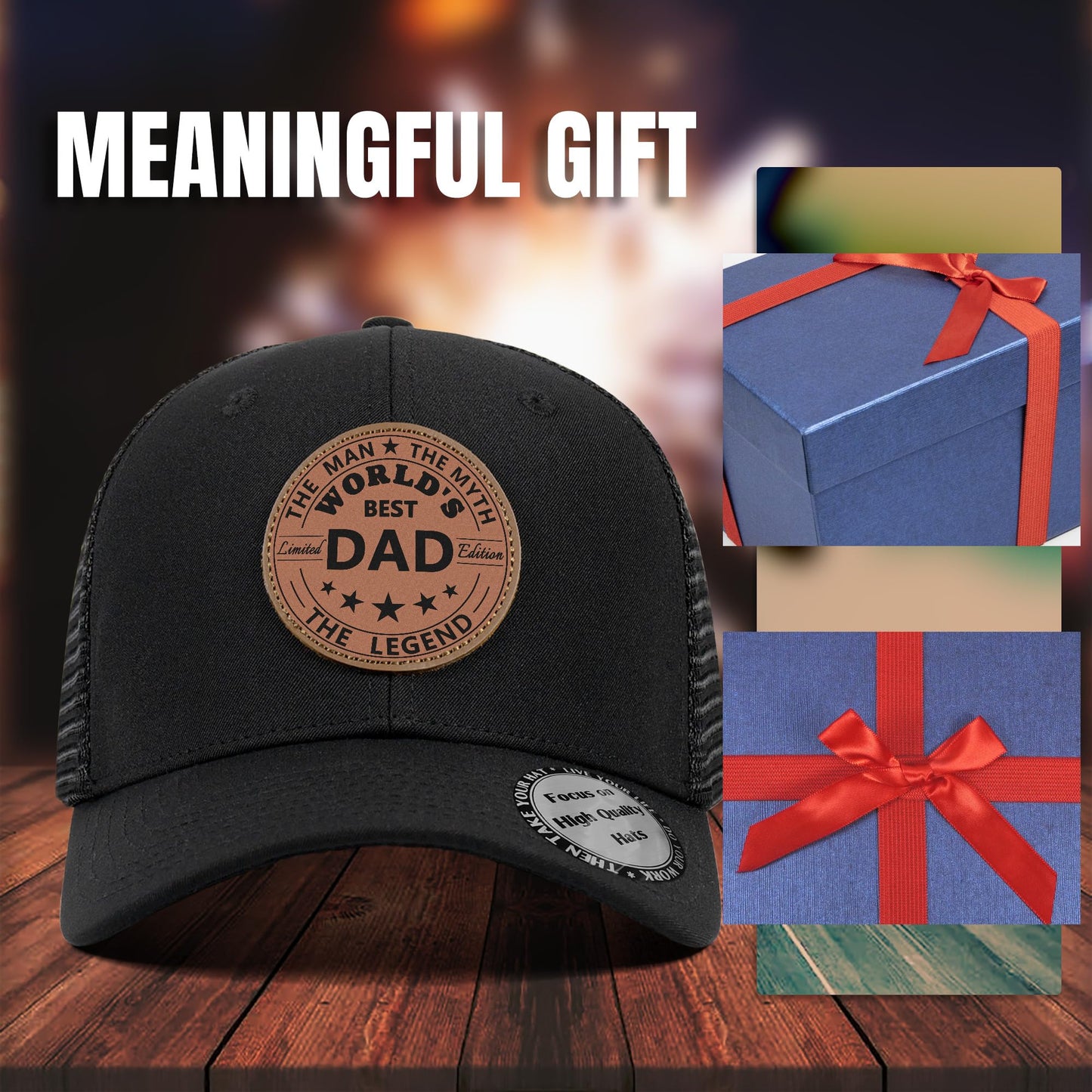 Dad Gifts from Daughter Son Family for Men,Unique Fathers Day Hat Gift for Birthday Christmas