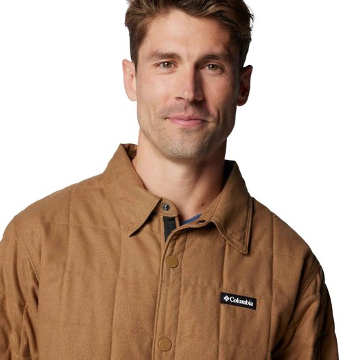 Columbia Men's Landroamer Quilted Shirt Jacket, Delta, X-Small