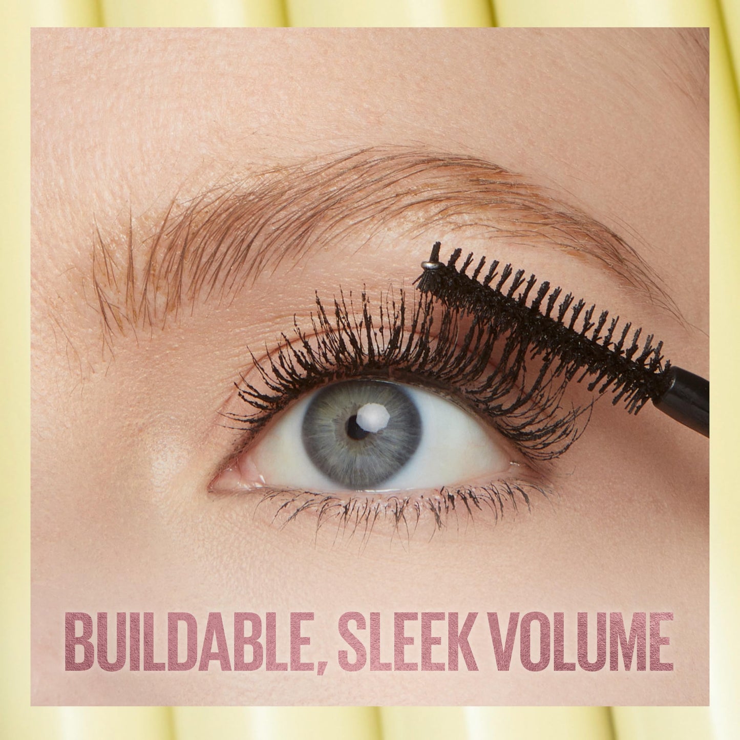 Maybelline The Colossal Bubble Washable Mascara, Buildable Mascara Volume and Length Formula for Bold, Separated Lashes, Very Bl