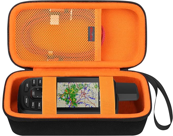 Elonbo Carrying Case for Garmin GPSMAP 67i/ 67/ 66i/ 66s/ 65s/ 64sx/ 79s Rugged Hiking GPS Premium Handheld inReach Satell...