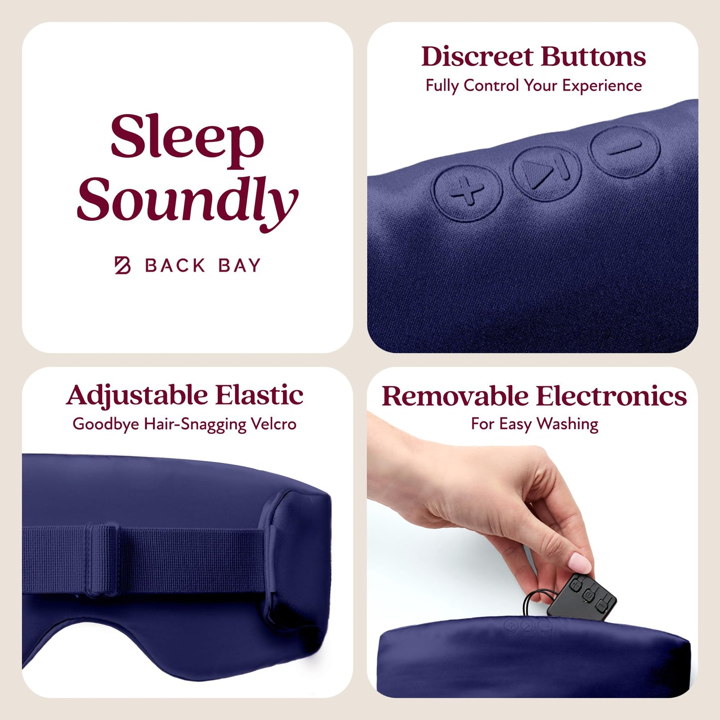 SilkSound 100% Mulberry Silk Bluetooth Sleep Mask, Skin-Friendly Sleeping Eyemask with Bluetooth Headphones, Sleep Gifts for Women, Silk Eye Mask Headband Headphones for Sleeping Side Speakers