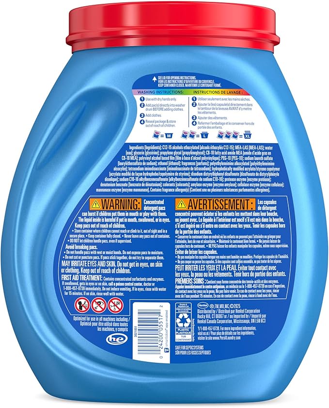 Persil Ultra Pacs Intense Fresh Everyday Clean Laundry Detergent, 76 count